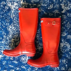 Red Hunter Original Tall Rainboots